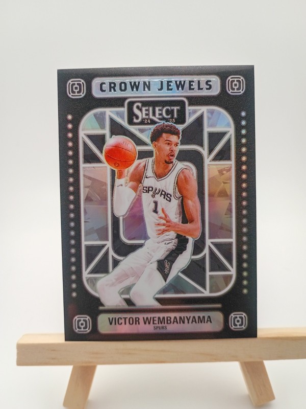 24-25 Select Crown Jewels Prizm Victor Wembanyama # 8 Case Hit SP