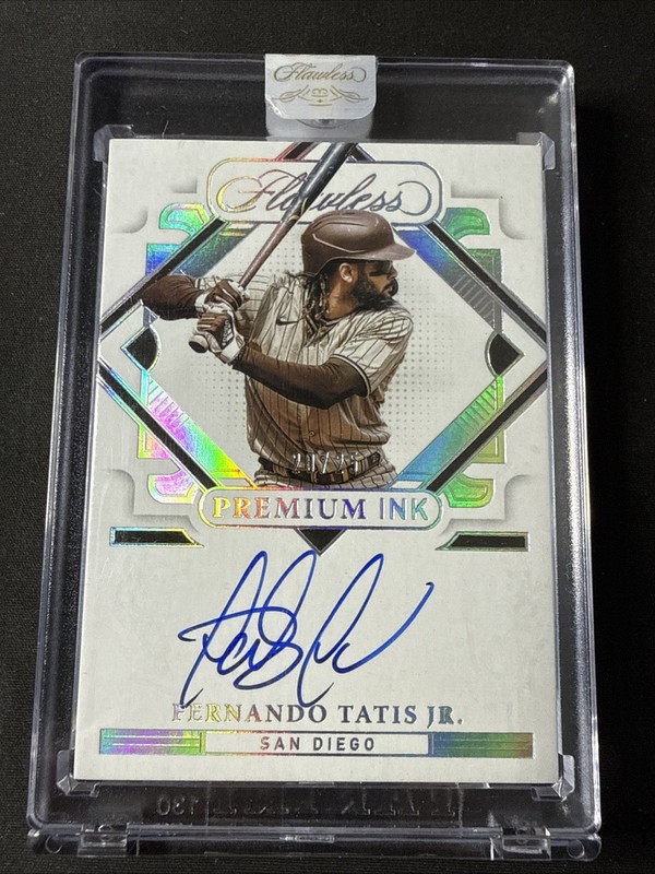 2022 ⚾️ MLB Flawless Premium Ink Auto Padres Fernando Tatis Jr. Silver /25