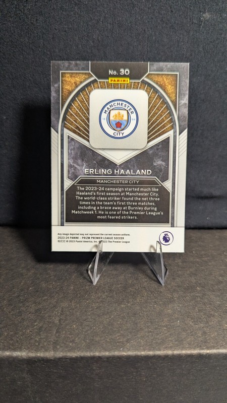 ERLING HAALAND 2023 PANINI PRIZM PREMIER LEAGUE BRILLIANCE Q0757 view 2