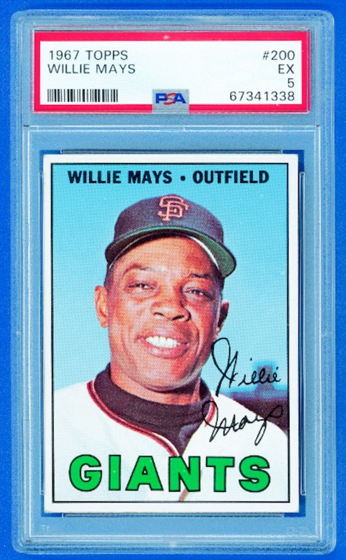 1967 Topps Willie Mays #200 PSA 5...Well Centered