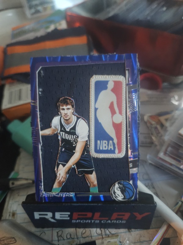 Custom Cooper Flagg Nba Logoman Patch Rookie jersey 1/1
