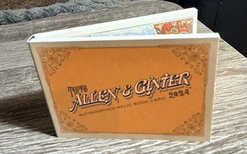 Allen Ginter Craig Biggio Auto Game Used Jersey Relic Book Card 07/10!! Rare!