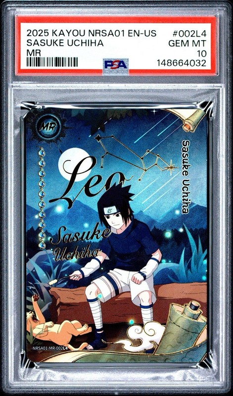 2025 KAYOU NARUTO HEAVEN SCROLL - MR SASUKE UCHIHA PSA 10