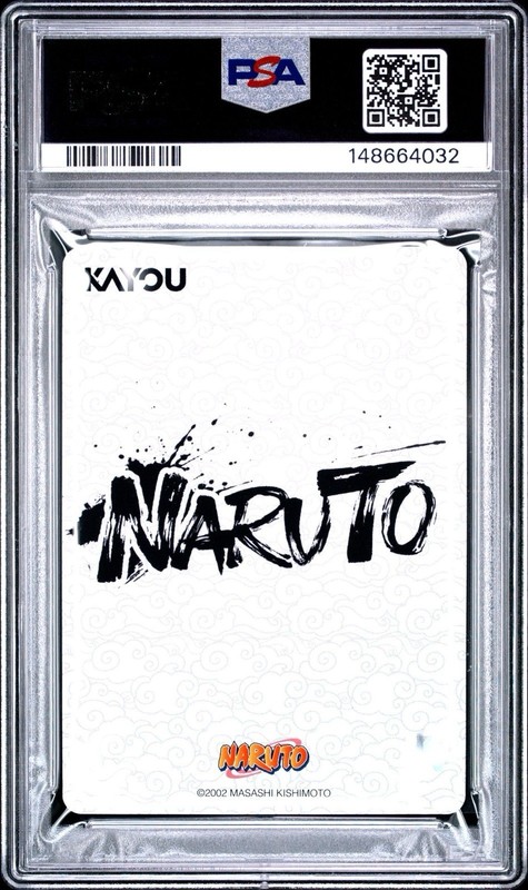 2025 KAYOU NARUTO HEAVEN SCROLL - MR SASUKE UCHIHA PSA 10 view 2