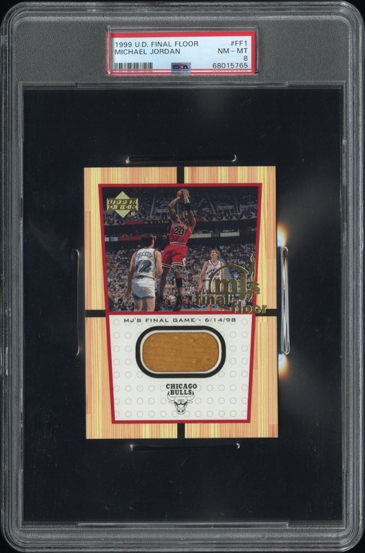 MICHAEL JORDAN - PSA 8 - 1999 Upper Deck MJ's FInal Floor - FF1