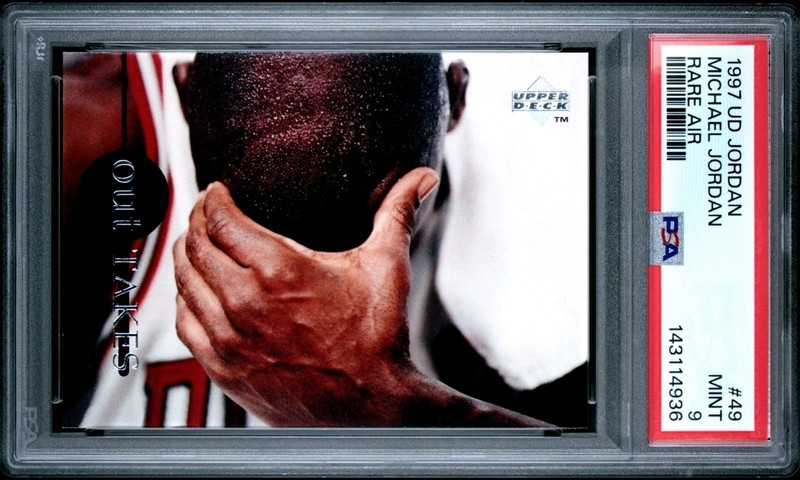 Michael Jordan 1997 UD Jordan Rare Air #49 Out Takes PSA 9 +++ Looks 💎🐐👀🤯✅