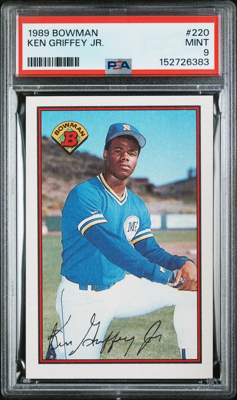1989 Bowman #220 Ken Griffey, Jr. PSA 9