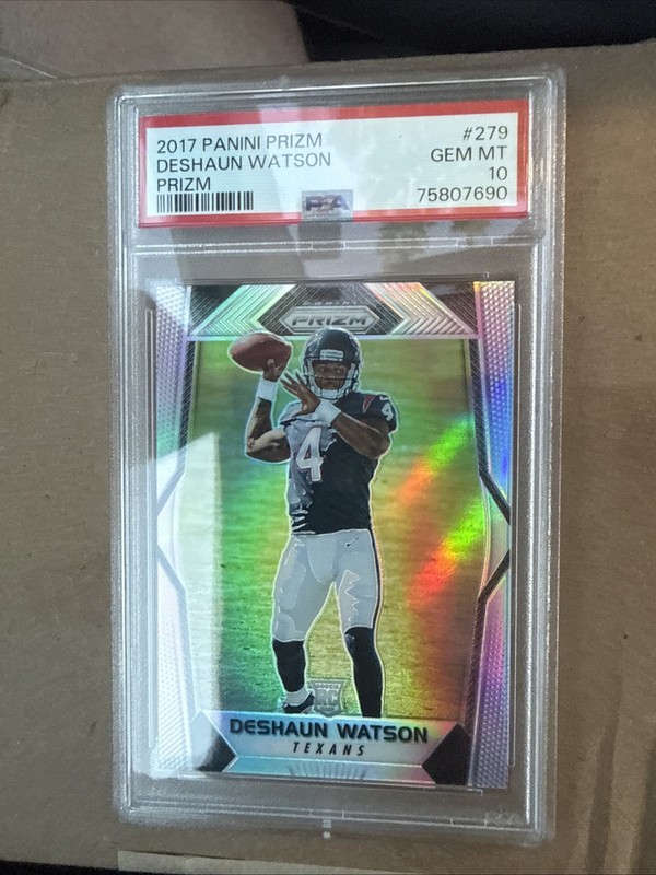 2017 Panini Prizm Deshaun Watson SILVER ROOKIE RC #279 PSA 10 GEM MINT Browns