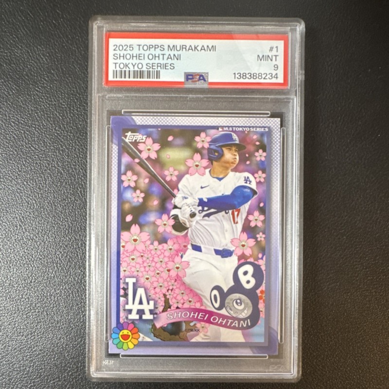 Topps 2025 Tokyo Series Shohei Ohtani #1 PSA 9 Los Angeles Dodgers view 2