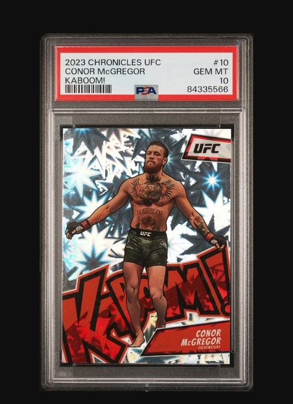 🔥 2023 Kaboom Conor McGregor PSA 10 Chronicles 