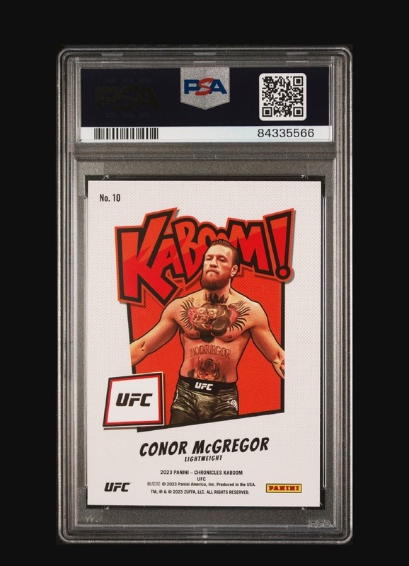 🔥 2023 Kaboom Conor McGregor PSA 10 Chronicles  view 2