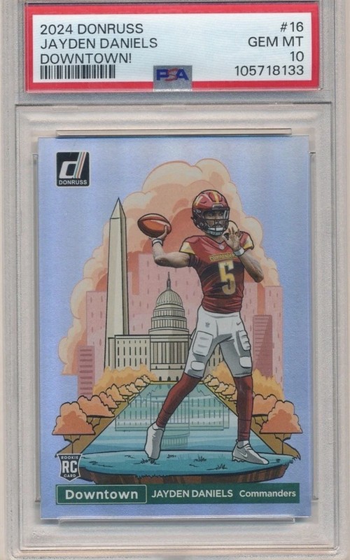 *CHASER* JAYDEN DANIELS PSA 10 DOWNTOWN