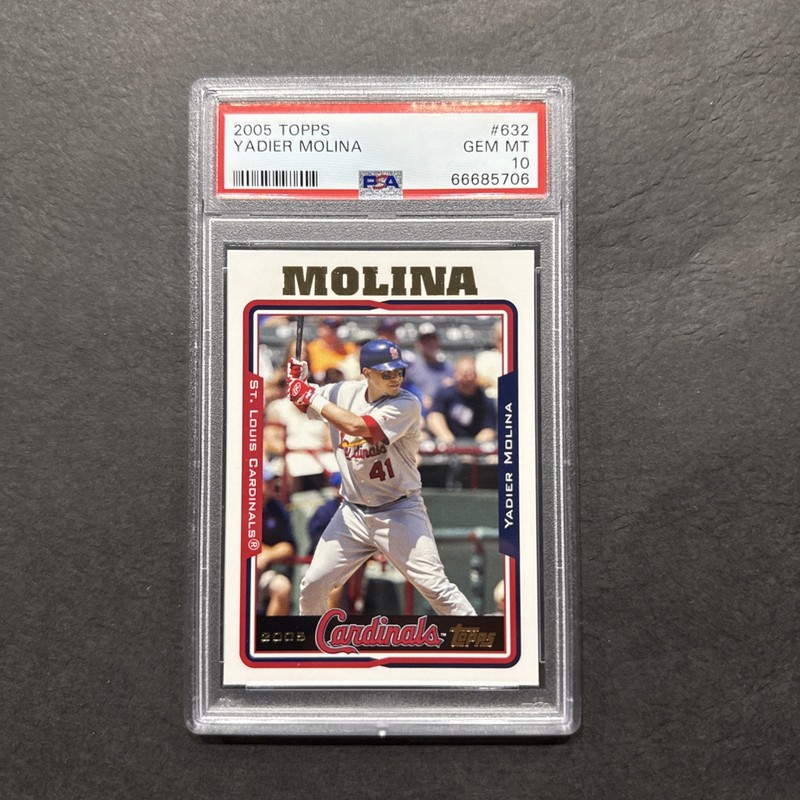 2005 Topps Yadier Molina #632 PSA 10 Gem Mint