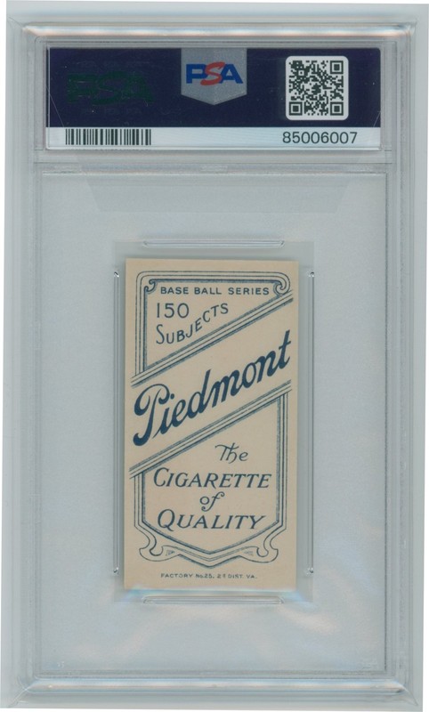 1909-11 T206 Hans Lobert Piedmont 150 PSA Authentic Altered Centered Nice Card view 2