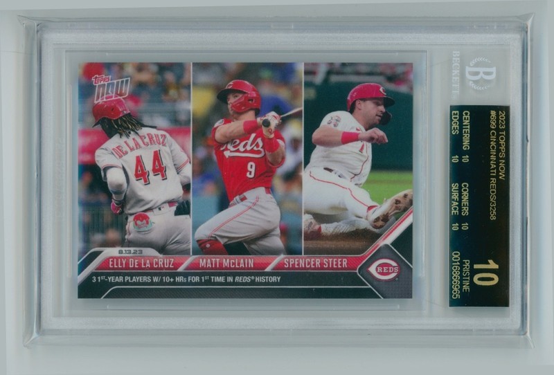 2023 Topps Now Elly De La Cruz RC Black Label BGS 10 #699 LOW POP