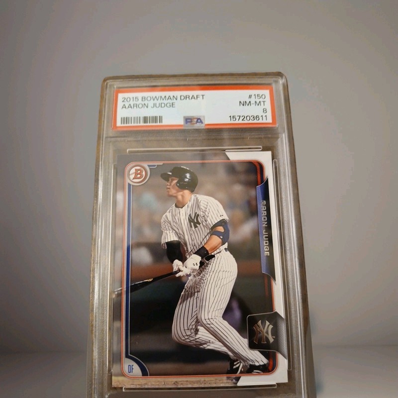 2015 Bowman Draft Aaron Judge #150 ROOKIE PSA8