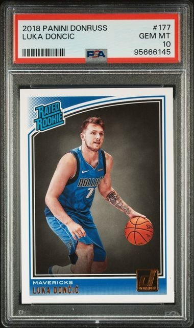 2018 PANINI DONRUSS OPTIC #177 LUKA DONCIC RATED ROOKIE RC PSA 10