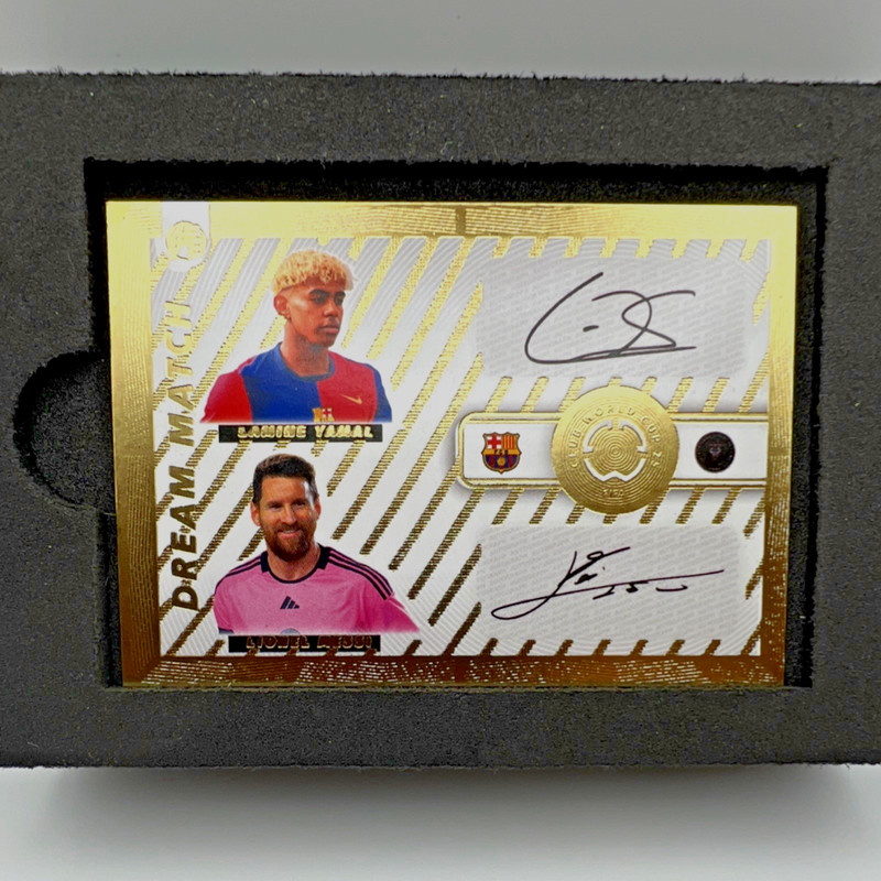 Messi & Yamal "Best of 2025 Dream Match"  Limited Edition , Printed Auto