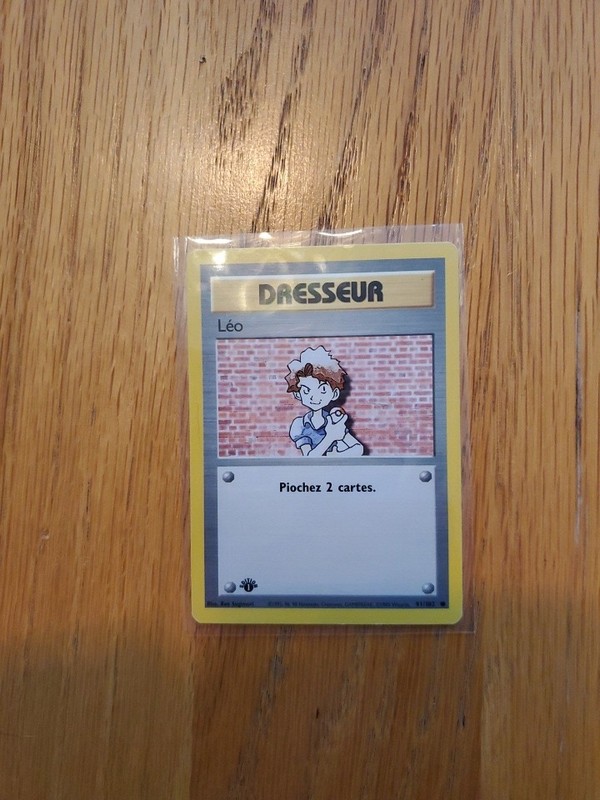 Carte Pokémon Leo 1ere edition 91/102 Set de base PSA 10 Française