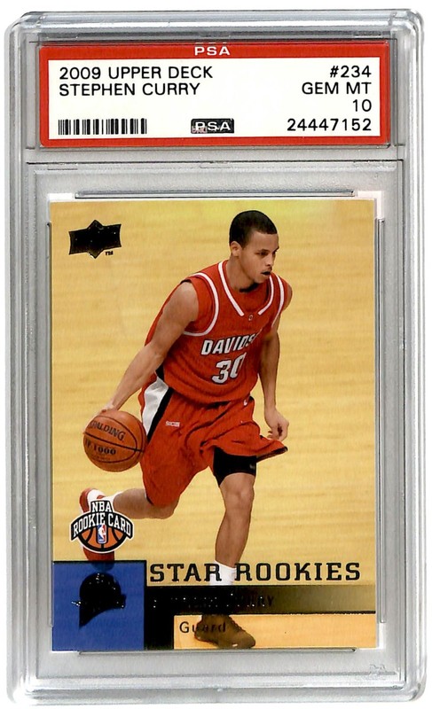 2009-10 Upper Deck Stephen Curry Curry #234 PSA 10 ES6