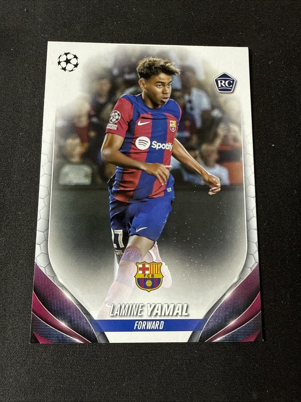 2023-24 Topps UEFA Lamine Yamal RC Rookie #64 Barcelona