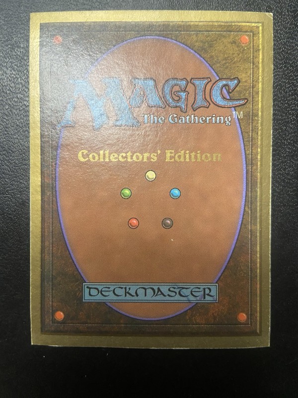 Black Lotus MTG Collectors’ Edition Rebacked/Damaged view 2