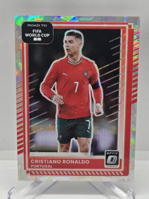 2025-26 Panini Donruss Optic FIFA Cristiano Ronaldo Velocity Prizm #91 Portugal