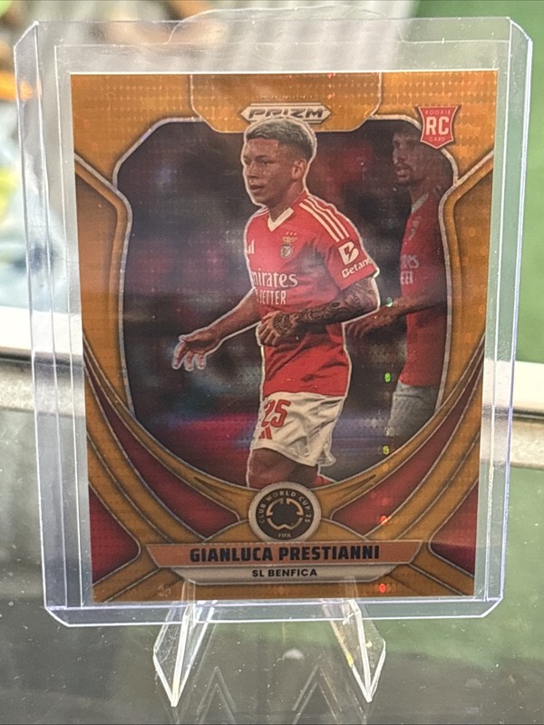 2025 PRIZM FIFA CLUB WORLD CUP GIANLUCA PRESTIANNI (RC) GOLD PULSAR SP 9/10 #184