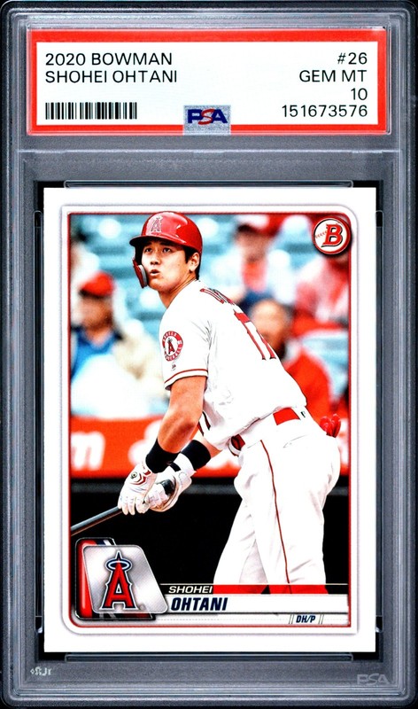 Shohei Ohtani - 2020 Bowman Paper   PSA 10