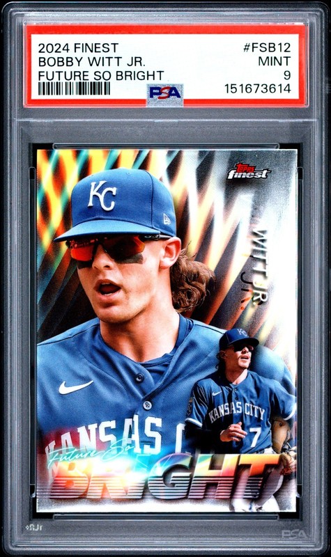 Bobby Witt Jr. - 2024 Finest Future So Bright  PSA 9