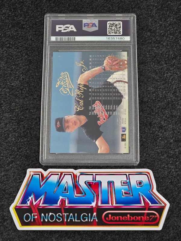 Cal Ripken Jr 1994 FLAIR PSA 10 Card NEW FLIP Gem Mint Baseball HOF #8 Orioles view 2