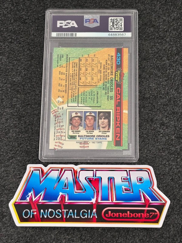 Cal Ripken Jr 1991 Stadium Club PSA 10 Card Gem Mint Baseball HOF #430 Orioles view 2