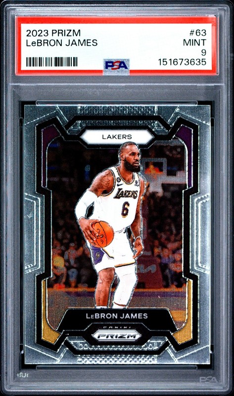 LeBron James - 2023 Panini Prizm   PSA 9