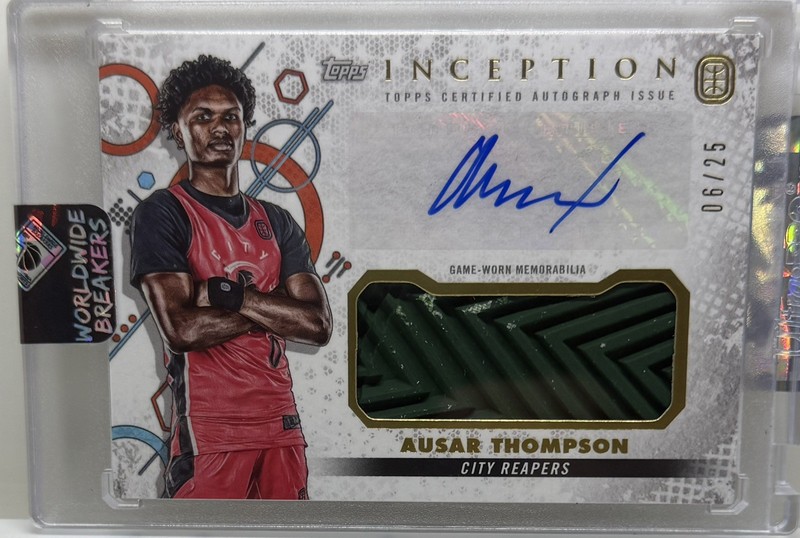 Ausar Thompson - AUTO #/25 - 2022 Inception OTE Relic SNEAKER Rookie SHOE 