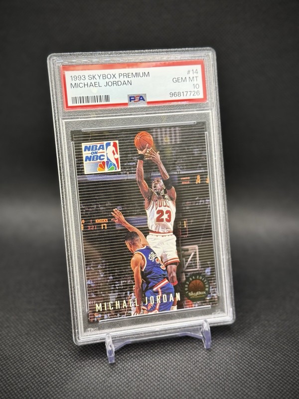 Michael Jordan 1993-94 Skybox Premium #14 PSA 10 Gem Mint Chicago Bulls view 2