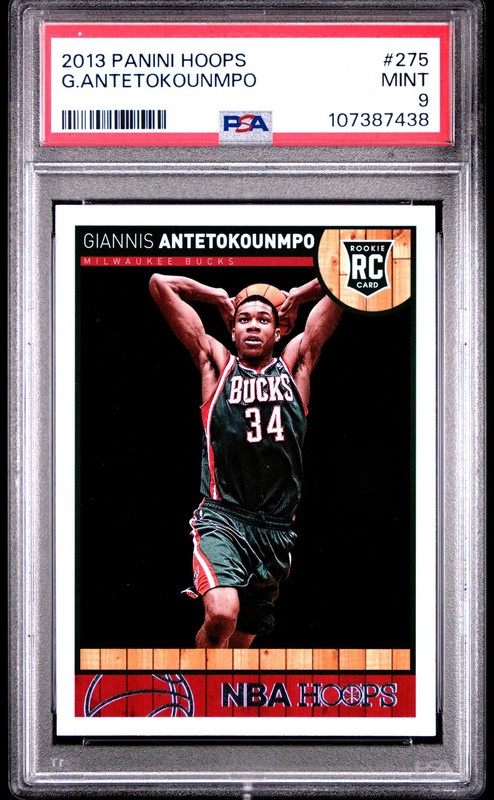 2013 Panini Hoops G. Antetokounmpo #275 PSA 9