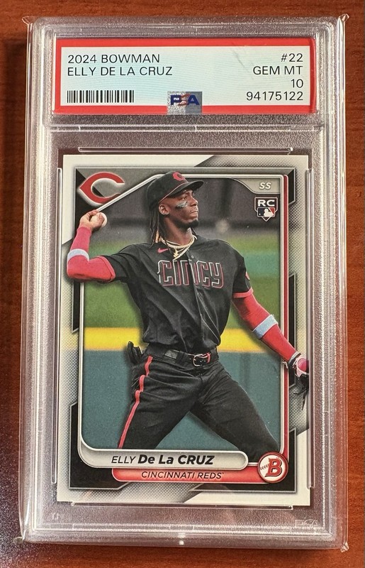 2024 Bowman Elly De La Cruz RC Rookie #22 Reds PSA 10