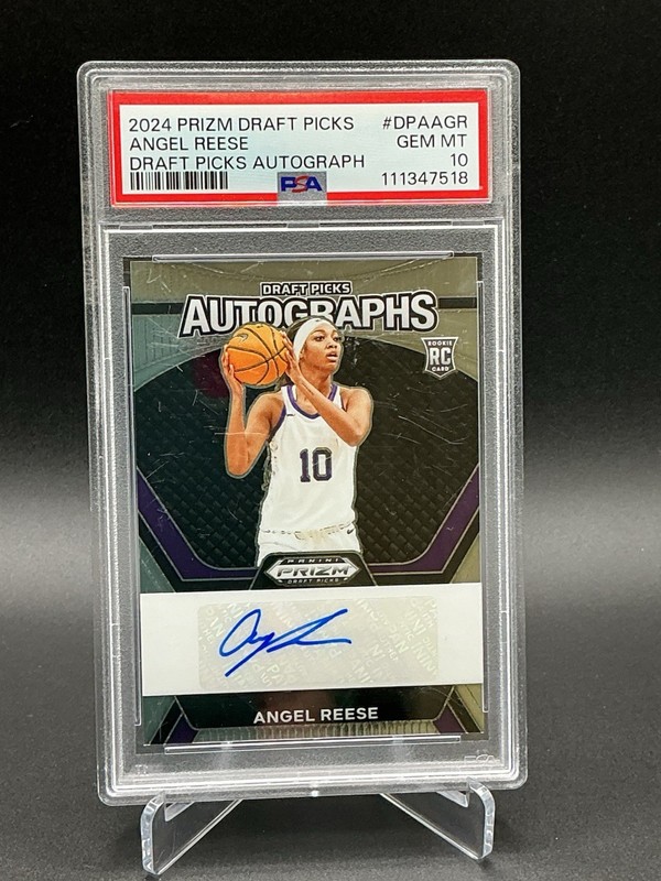 ANGEL REESE 2024 Prizm Draft Picks Autograph PSA GEM 10 💎