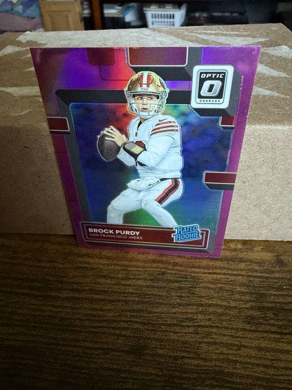 2022 Panini Donruss Optic Rated Rookie Brock Purdy #277 Pink