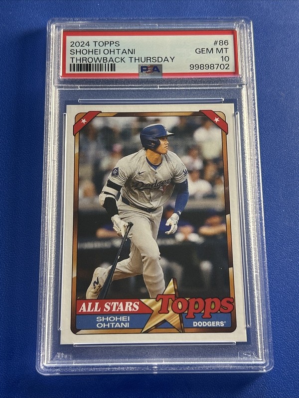 2024 Topps Shohei Ohtani Throwback Thursday #86 All Stars PSA 10