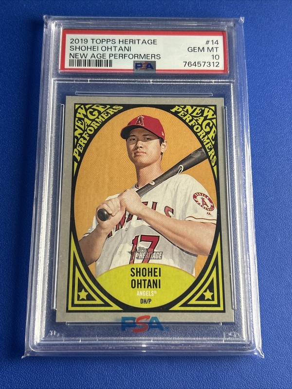 2019 Topps Heritage - New Age Performers Shohei Ohtani #NAP-14 PSA 10