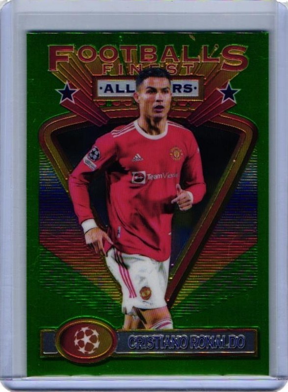 2021-22 Topps Finest Flashbacks UEFA Champions League #7 Cristiano Ronaldo