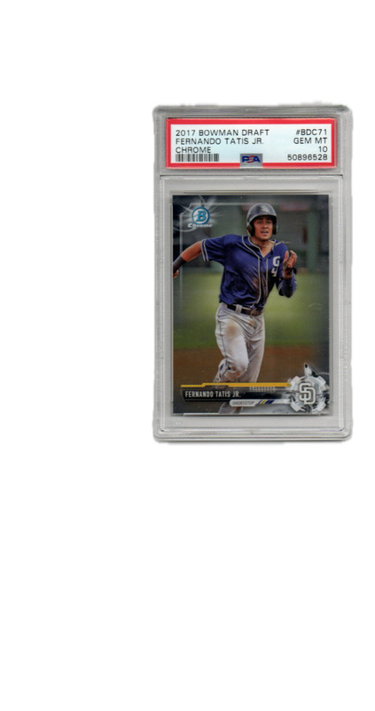 2017 Fernando Tatis Jr. Bowman Draft Chrome BDC71 PSA 10 Free Ship