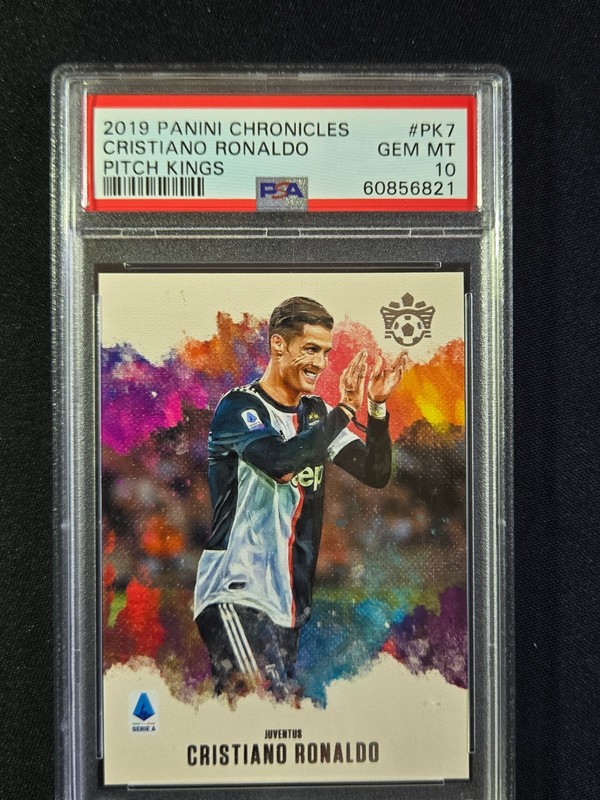 2019 PANINI CHRONICLES CRISTIANO RONALDO PITCH KINGS PK7 - PSA 10 GEM MINT