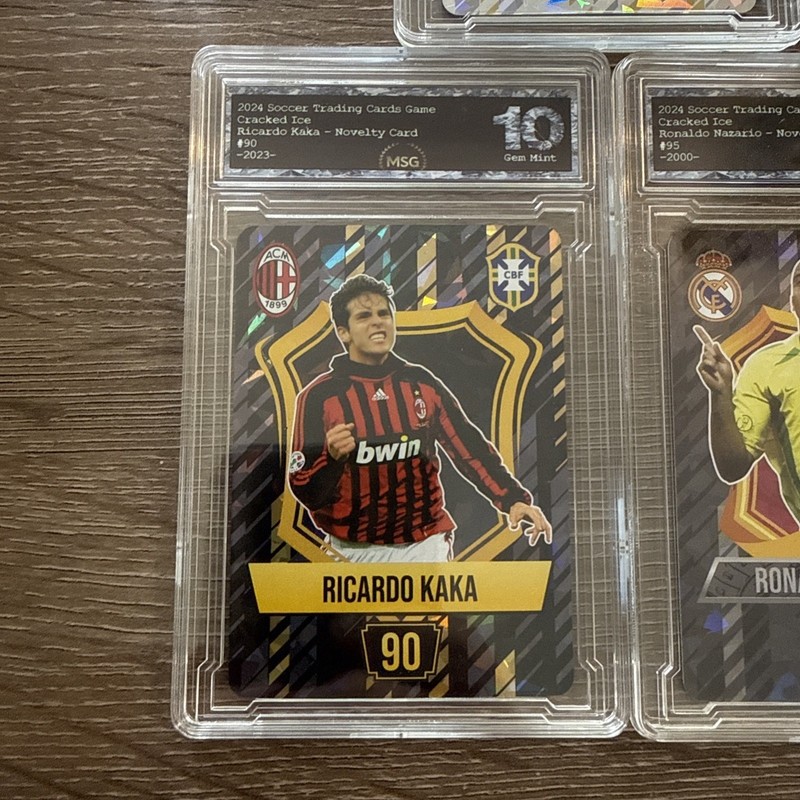 Ronaldo Nazario, Ricardo Kaka, David Beckham, Mbappe & Neymar Jr. Graded 10 view 2