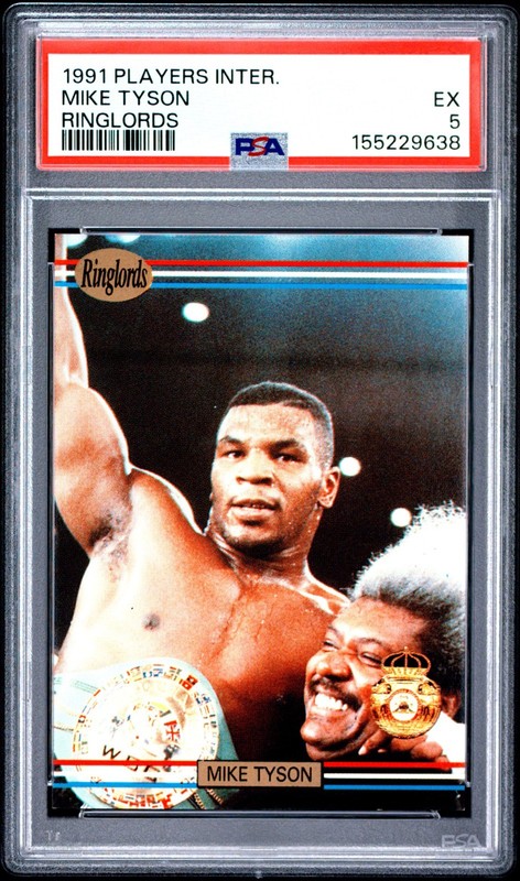 1991 Ringlords - Samples Mike Tyson, Don King Large Sample on Back
