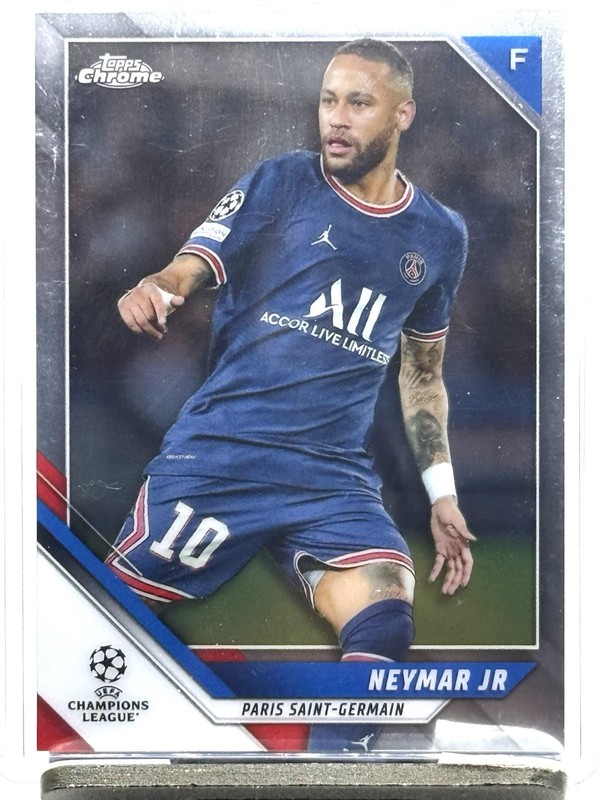 2021-22 Topps Chrome UEFA Neymar Jr PSG #50
