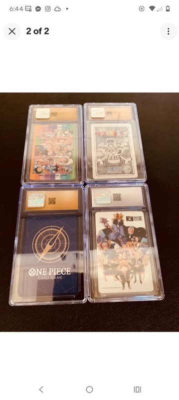 4 CGC Graded Cards One Piece 3 CGC PRISTINE 10 Brook & Sogeking Wanted Deck Plus view 2
