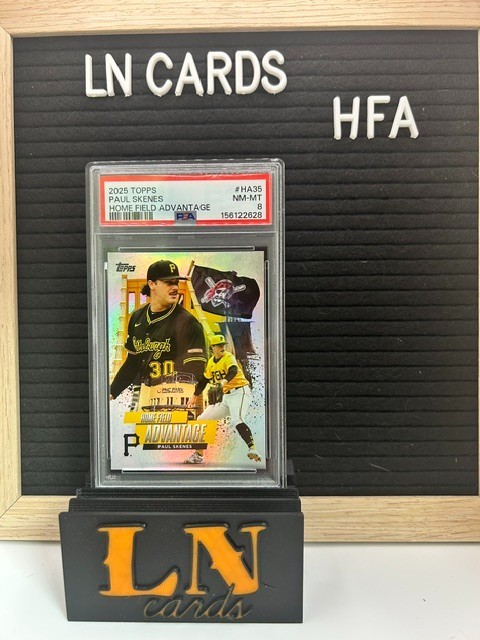 2025 Topps - Home Field Advantage (Case Hit) - Paul Skenes - PSA 8