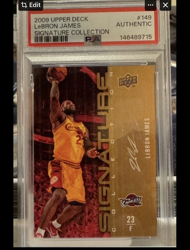 2009-10 Upper Deck Ultimate Collection Ultimate Signatures LeBron James Auto